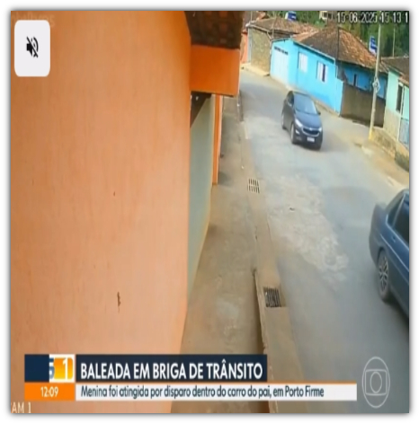Policial penal atira em carro após levar 'fechada' no trânsito e acerta criança na cabeça em MG