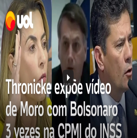 Soraya Thronicke expõe vídeo de Moro com Bolsonaro 3 vezes na CPMI do INSS; senador se defende